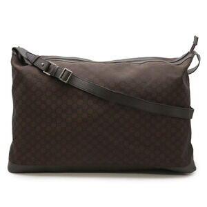 GUCCI Brown Leather Shoulder Bag
